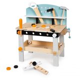 ECO TOYS Drveni stol za alate za djecu s 38 komada | shoptok.hr