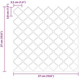  Lanturn ploča 10 pcs Plava Zelena 27 x 27 cm Poliuretan i PET | shoptok.hr