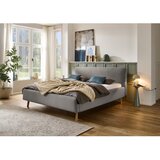 Meise Möbel Sivi tapecirani bračni krevet bez podnice 160x200 cm Mattis – | shoptok.hr