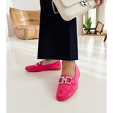 Gemre Pink loafers decorated with a chain Kuens | Shoptok.si