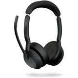 Jabra Evolve2 55 stereo Bluetooth slušalice 4 mikrofona MS Teams certificirani aktivno uklanjanje buke (ANC) uklj. Link 380 USB-A Bluetooth®-Ada | shoptok.hr