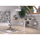 Germania Električna dvižna pisalna miza z mizno ploščo v hrastovem dekorju 80x180 cm Jet – | Shoptok.si