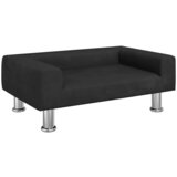 Maison Chic Otroški kavč - Otroški divan - Otroški sedež črn 70x45x26,5 cm žamet, (21729566) | Shoptok.si
