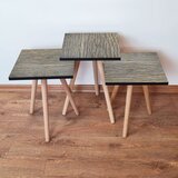 Hanah home 3Shp126 - grey grey nesting table (3 pieces) | ePonuda.com