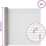 Mrežna tkanina 80 x 500 cm 18 mesh Nehrđajući čelik 304 Srebrna | Eponuda.ba