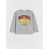 Reserved - Predimenzionirana majica dugih rukava SmileyWorld® - light grey | shoptok.hr
