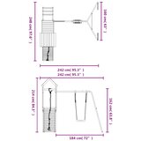  Vanjski set za igru od impregnirane borovine | shoptok.hr