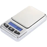 Džepna vaga SJS-60008 raspon vaganja (maks.) 200 g očitavanje po 0.01 g na baterije, srebrna