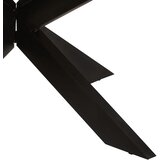  Blagovaonski stol okrugli 175 x 75 cm od grubog drva manga | shoptok.hr
