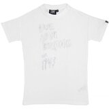 Leone 1947 Majice s kratkimi rokavi Girl Maxy T-Shirt Sparkly Bela | Shoptok.si