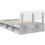  Konstrukcija postelje Beton 120 x 200 cm Masivno borovo les, (5000102990) | Shoptok.si