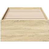  Okvir za krevet boja hrasta 90 x 190 cm od konstruiranog drva | Eponuda.com