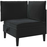  Komplet pohištva za dnevno sobo z blazino 4 pcs Črna Žamet, (5000272715) | Shoptok.si