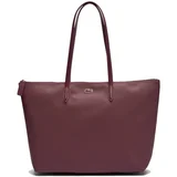 Lacoste Torbe LARGE COATED CANVAS TOTE Bordo