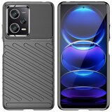 HURTEL Futrola Carbon Shield TPU za Xiaomi Redmi Note 12 Pro+ - Crna | shoptok.hr