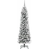  Umjetno božićno drvce Bijelo 210 cm PVC i Metal i Plastika | shoptok.hr