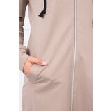 Kesi Hooded dress with a hood dark beige | Shoptok.si