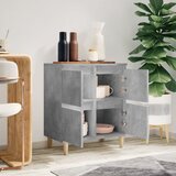  Komoda siva boja betona 60x35x70 cm od konstruiranog drva | Eponuda.com