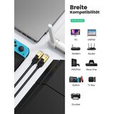 Ugreen Cat7 RJ45 Gigabit mrežni kabel 10 Gbps, 600 MHz/s, 3m | shoptok.hr