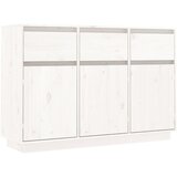 Maison Chic Komoda - Predalnik bela 110x34x75 cm trdna borovina, (21716044) Cene