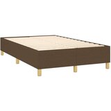  Box spring postelja z vzmetnico temno rjav 120x200 cm blago, (20727032) | Shoptok.si