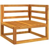  Modularna kutna sofa sa smeđesivim jastucima od bagremovog drva | Eponuda.com