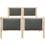  Okvir za krevet Tamno siva 120 x 200 cm tkanina | shoptok.hr