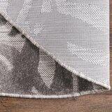 Lesnina XXXL PREPROGA ZA ZUNANJO UPORABO Floral 120/120 cm tkano siva | Shoptok.si
