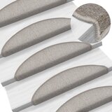vidaXL otirači za stepenice 15 kom bež 56 x 17 x 3 cm Cijene