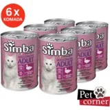 hrana za mačke, pačetina i fazan, 6x415g