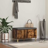  Klupa za hodnik s jastukom Dimljeni Hrast 80 x 38 x 46 cm Cijene