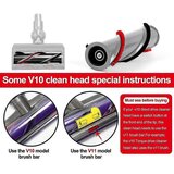 INORCO Pralni Hepa Nazaj Filter Roller Brush Plush Mehki Trakovi za V11 Sesalnik Rezervni Deli P, (21985595) | Shoptok.si