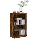  Komoda s LED svjetlima boja dimljenog hrasta 60 5x37x100 cm | shoptok.hr