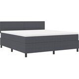  s opruga kutije Tamno siva i bijela 180 x 200 cm | shoptok.hr