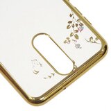 Nillkin Silikonski ovitek z rožicami za Huawei P10 Lite - zlat | Shoptok.si