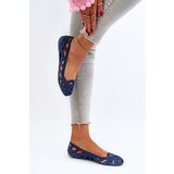 Boto Women's Rubber Ballerina Flats Navy Blue Salam | shoptok.hr