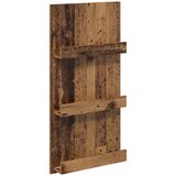  Polica za časopise s policom Staro drvo 51 x 11 x 102 cm | shoptok.hr