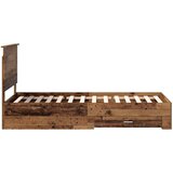  Okvir za krevet Staro drvo 90 x 200 cm Konstruirano drvo | shoptok.hr
