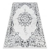 RugsX Preproga ALLURE 1961 Ornament, okvir - strukturna, elegantna, glamur belo / siva 140x190 cm, (21998049) | Shoptok.si