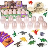  Arheološki set 12 velikih jaja + kartice otkrijte svijet dinosaura za4999 | shoptok.hr