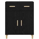  Kreveta Crni hrast 34 x 69.5 x 89 cm Konstruirano drvo | shoptok.hr