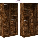  Ormar boja dimljenog hrasta 100 x 50 x 200 cm konstruirano drvo | shoptok.hr