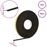  Samoljepljiva pjenasta traka 5 kom. Crna 10mm x 10m CR pjena | shoptok.hr
