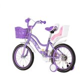 Visitor kids bike princess flower ljubičasta 16 2024 | ePonuda.com