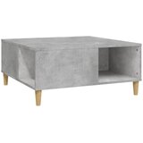 Maison Chic Klubska mizica - kavna mizica - Nizka mizica betonsko siva 80x80x36,5 cm inženirski les, (21753994) Cene
