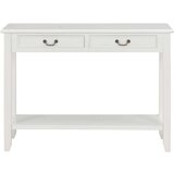  Konzolni stol bijeli 110 x 35 x 80 cm drveni | shoptok.hr