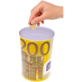 Metalna kasica s tiskom 200 Eura - 16.5 x 12cm | shoptok.hr