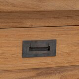  Konzolna stolica Prirodna 110 x 30 x 80 cm Čvrsto teak drvo | shoptok.hr