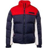 Tommy Hilfiger Zimska jakna 'New York' marine / ognjeno rdeča / bela | Shoptok.si
