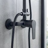 KUCHINOX Set za tuš Enna s miješalicom za tuš kadu, crni | shoptok.hr
